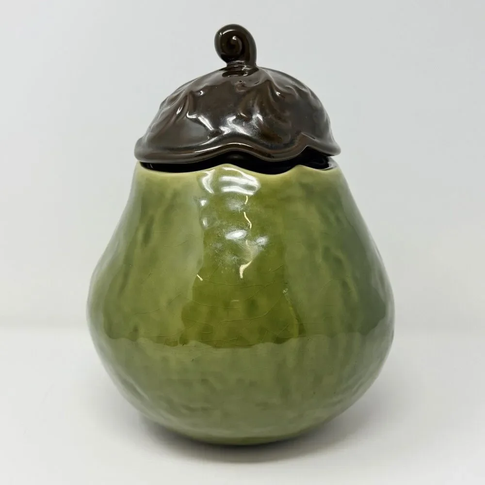 Grasslands Road Cucina Collection Eggplant Canister Cookie Jar Kitchen Decor